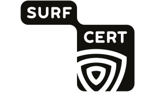 Logo of SURFcert from 2007
