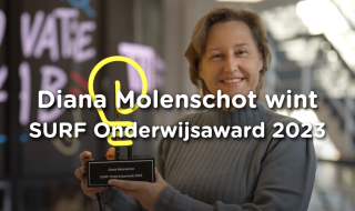 Diana Molenschot wint Onderwijsaward 2023