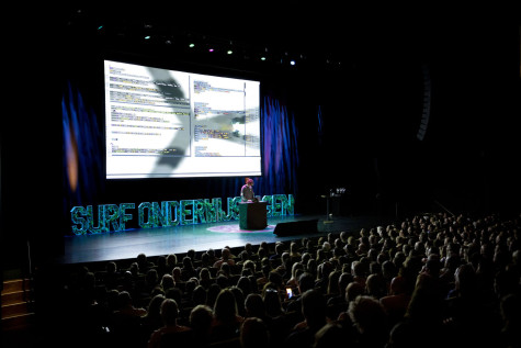 Optreden dj op het hoofdpodium
