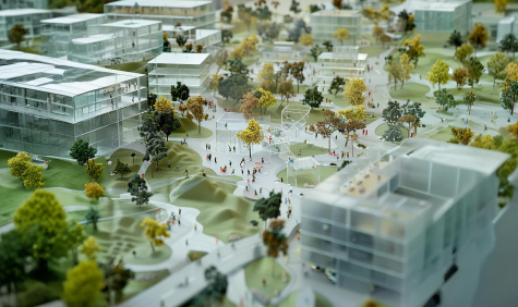 schaalmodel van een stad