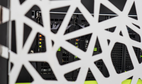Close-up van Cartesius super computer