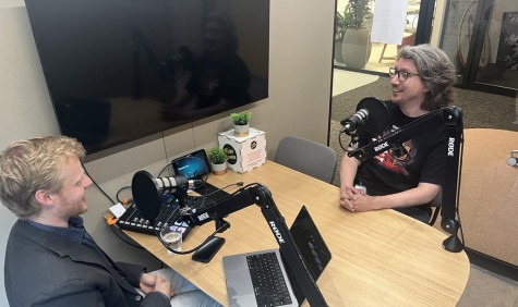 Podcastopname met Niels Weijers in gesprek met Marco Kersten