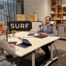 podcastopname in de SURFstudio met Niels Weijers en Wojciech Kozlowski