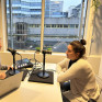 podcastopname in de SURFstudio met Niels Weijers en Ariana Torres-Knoops