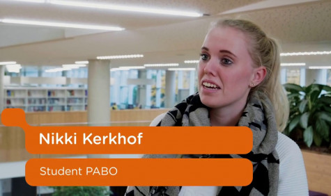 Screenshot vlog HAN: Nikki Kerkhof, student PABO
