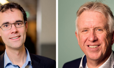 Erwin Bleumink (links) en Jan Bakker (rechts)