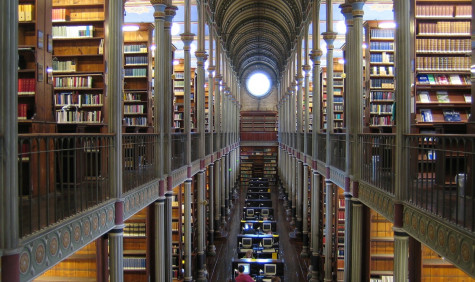 Library of the old university in Copenhagen by Eric Mueller Flickr CC