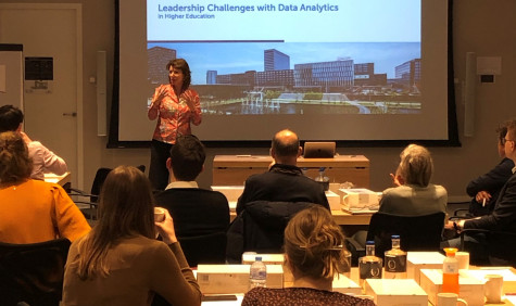 Leergang Leadership challenge met data analytics en AI in het hoger onderwijs Jet de Ranitz