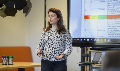 Dame presenteert onderzoeksrsultaten