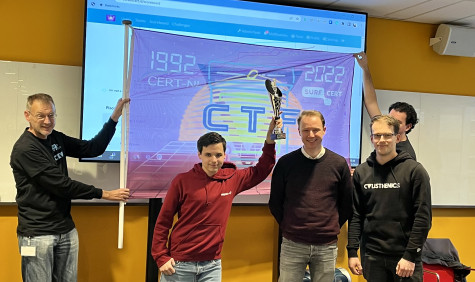 De winnaars van Capture the Flag team I'm not a robot