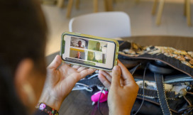 Online vergaderen vanaf een mobiele telefoon