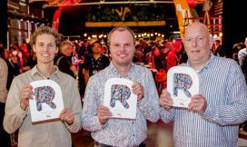 vlnr: Anne de Jong, Jelle de Plaa, Ron Scholten
