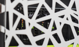 Close-up van Cartesius super computer