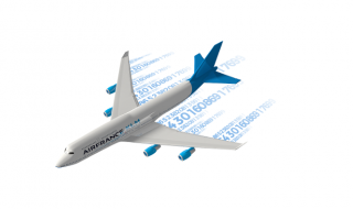 Animatie-KLM-vliegtuig