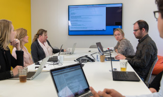 SURF medewerkers overleg