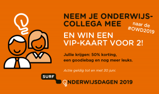 Onderwijsdagen 2019 VIP-kaartenactie