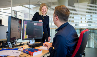 onderzoekers zijn aan het werk