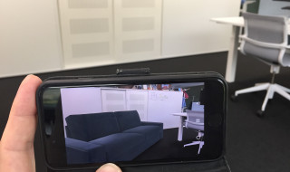 Augmented Reality AR using an iPhone
