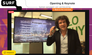 SURF Summit impressie keynote Peter-Paul Verbeek