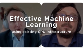 Screenshot video 'Effective Machine Learning using existing CPU infrastructure'