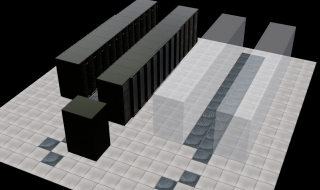 3D image of Snellius supercomputer