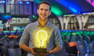 Barend Last met SURF Onderwijsaward