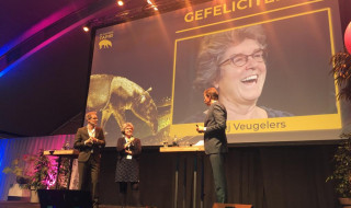 Marij Veugelers ontving de gouden Tapir