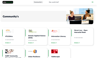 edusources pagina community's