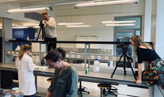 filmen interactieve video's Universiteit Leiden