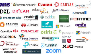 Alle logo's van de partners van de Onderwijsdagen 2023