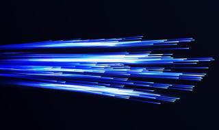 Horizontal radiant lines, Internet technology speed sense vector background