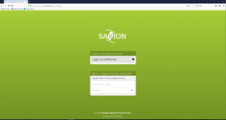 De portal van Saxion Research Cloud Drive