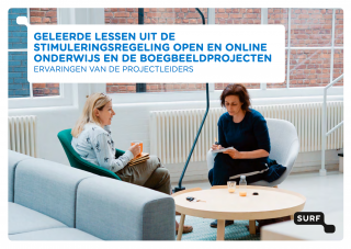 Cover geleerde lessen stimuleringsregeling