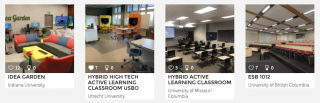 Type learning spaces