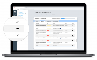CopyRIGHT tool scherm ontwerp 2
