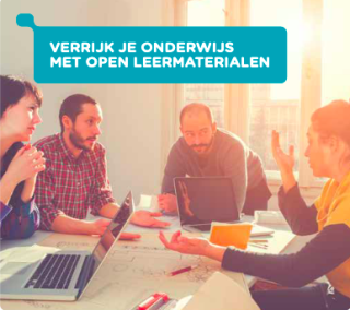 Flyer Verrijk je onderwijs met open leermaterialen