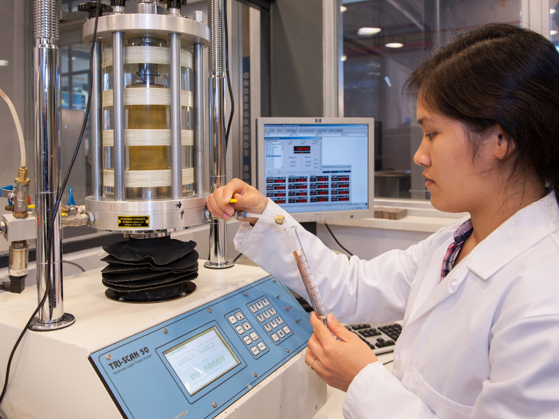 onderzoeker in een lab