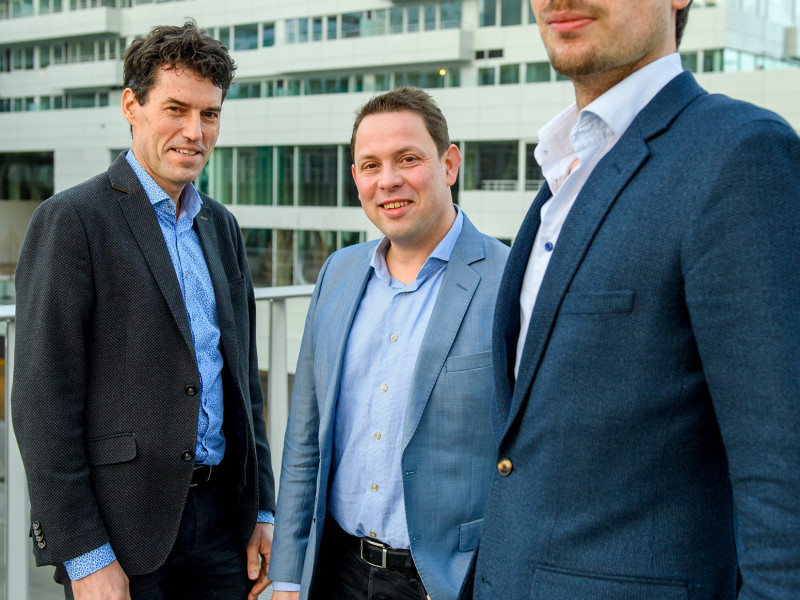 Ronald Stolk, Jasper Reijnders en Magchiel Bijsterbosch