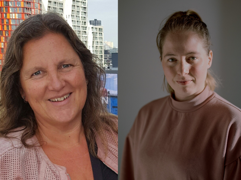 Brenda Lems en Manon Mostert