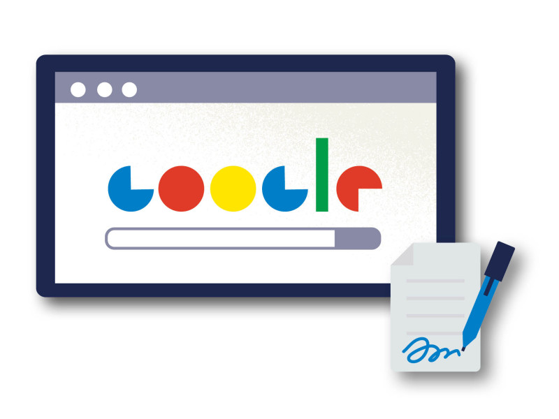 Illustratie klein Google 