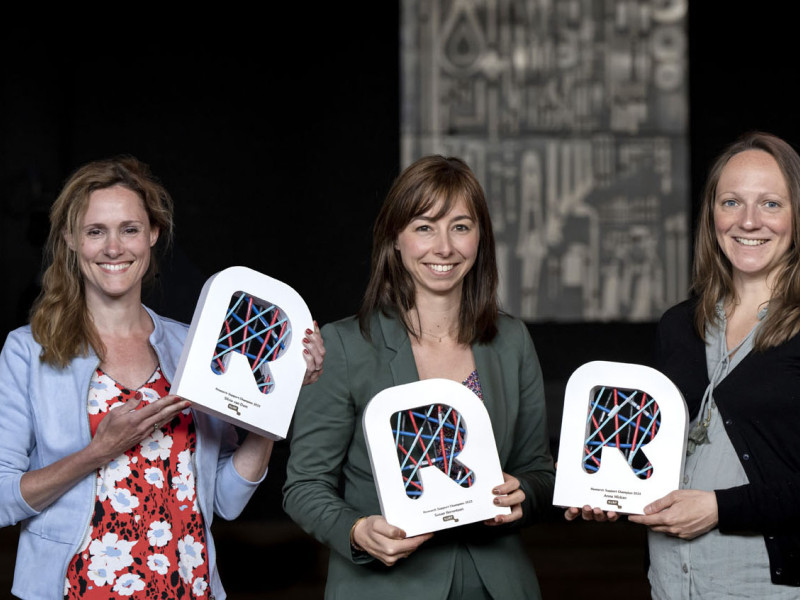 SURF Research Support Champions Awards 2023 - groepsfoto van de winnaars