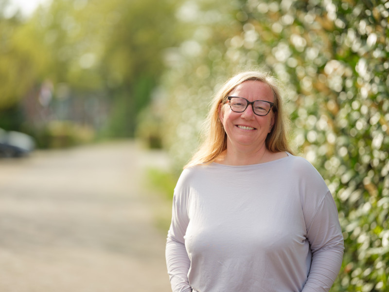Sarah Coombs portret door Jelmer de Haas