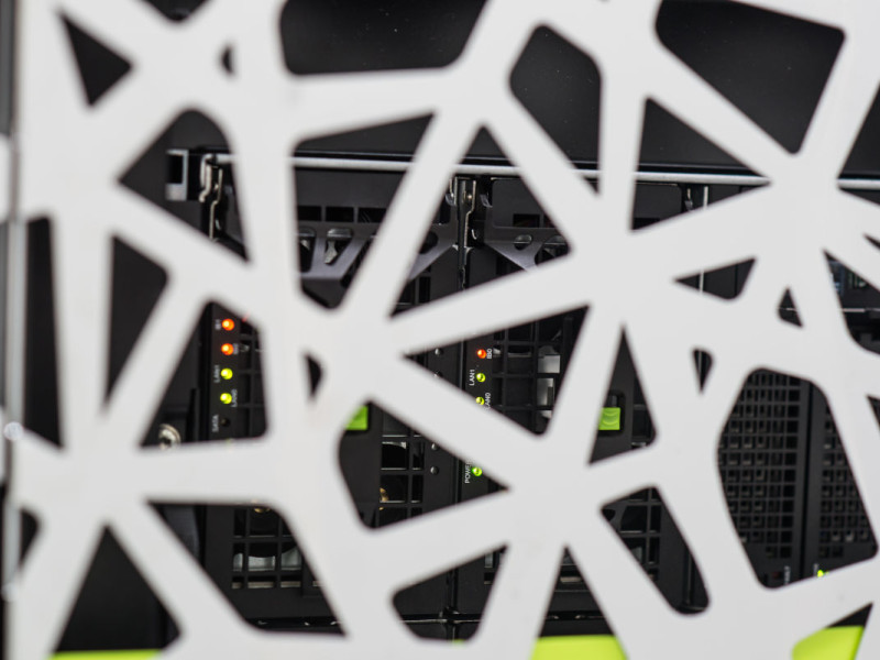 Close-up van Cartesius super computer