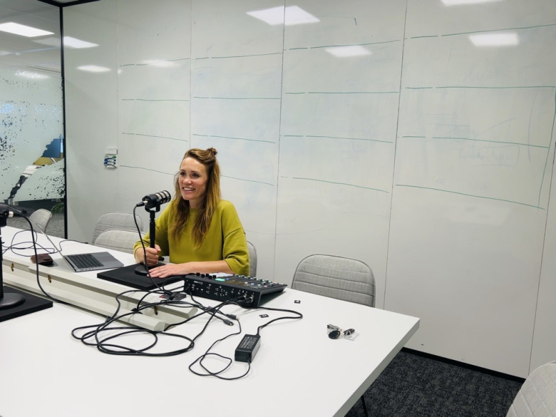 podcastopname met Sanne Koenen