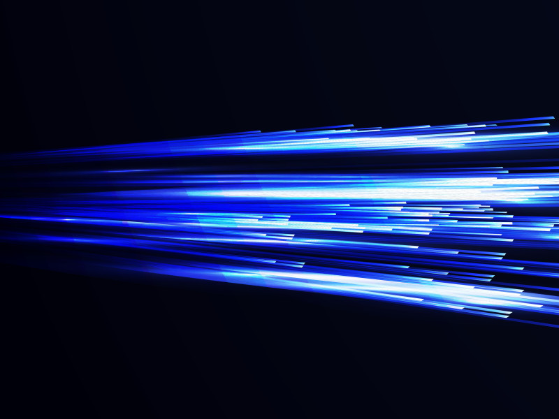 Horizontal radiant lines, Internet technology speed sense vector background