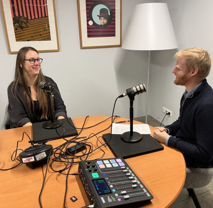 podcastopname met Niels Weijers en Jantien Borsboom