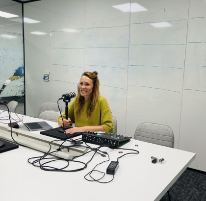 podcastopname met Sanne Koenen